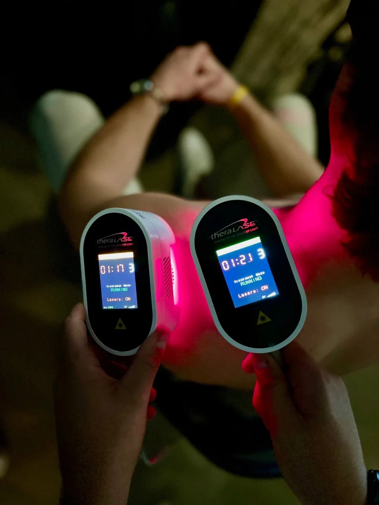 Cold laser therapy treatment at Active Care Health in Kelowna, BC